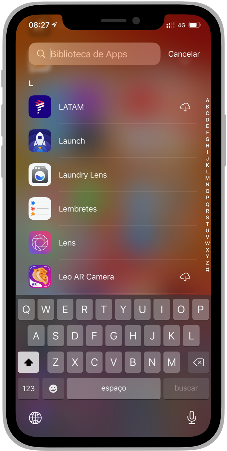 Encontre apps na Biblioteca de Apps do iPhone - Suporte da Apple (BR)