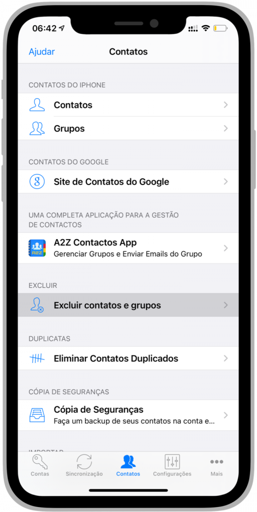 Como excluir vários contatos no iPhone Professor do iPhone